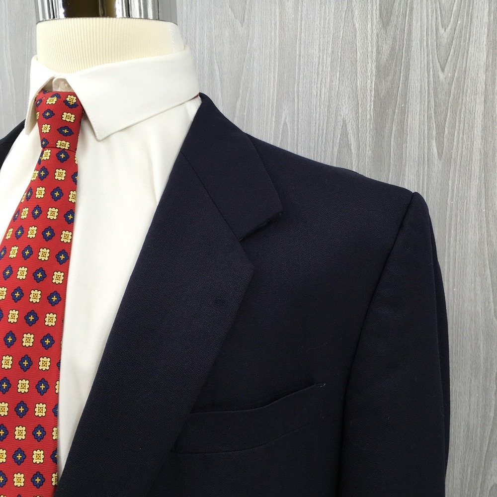 Oscar De La Renta Men's Sport‎ Coat Size 42R Blue